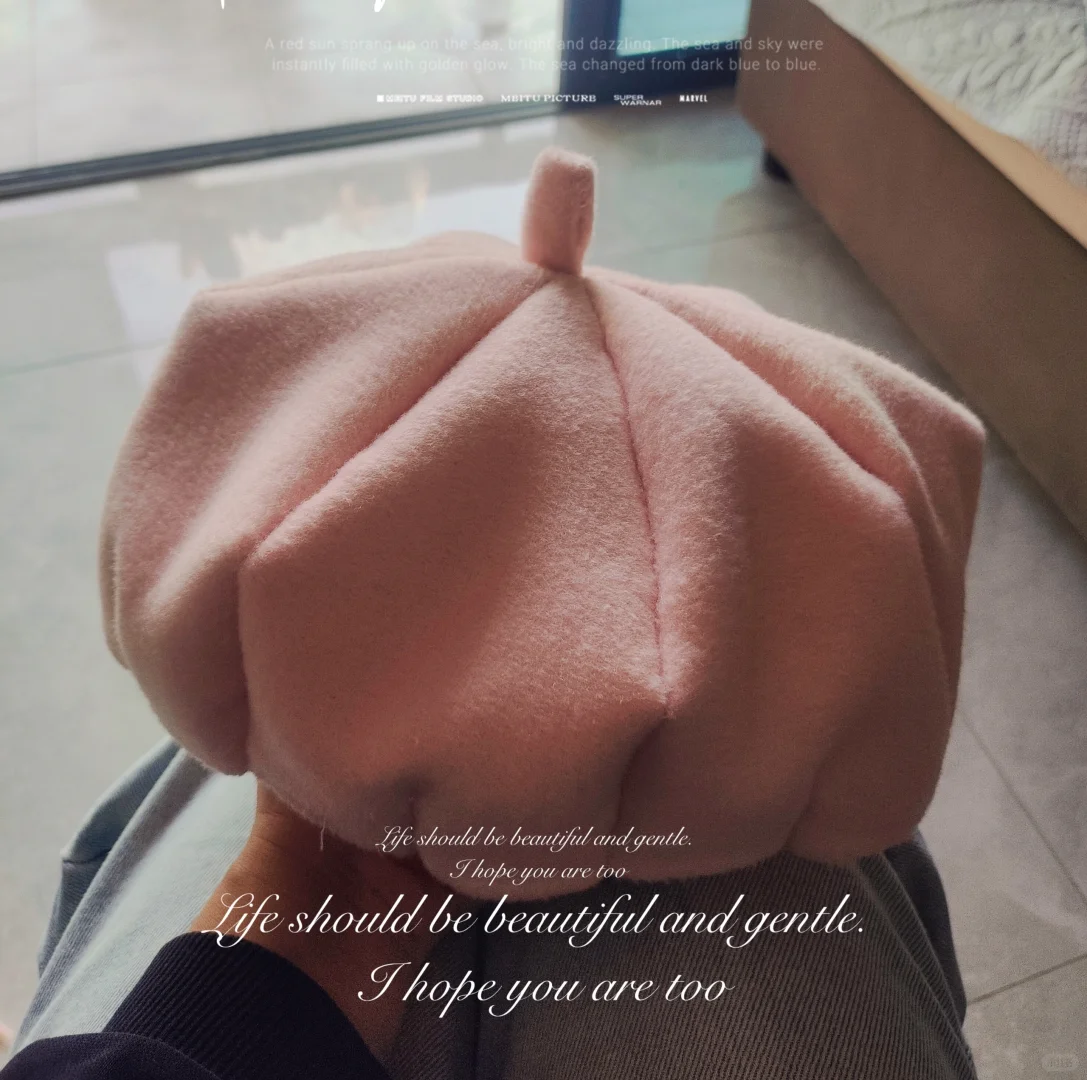 裁完衣服的布头不要扔，手残党也会做贝雷帽