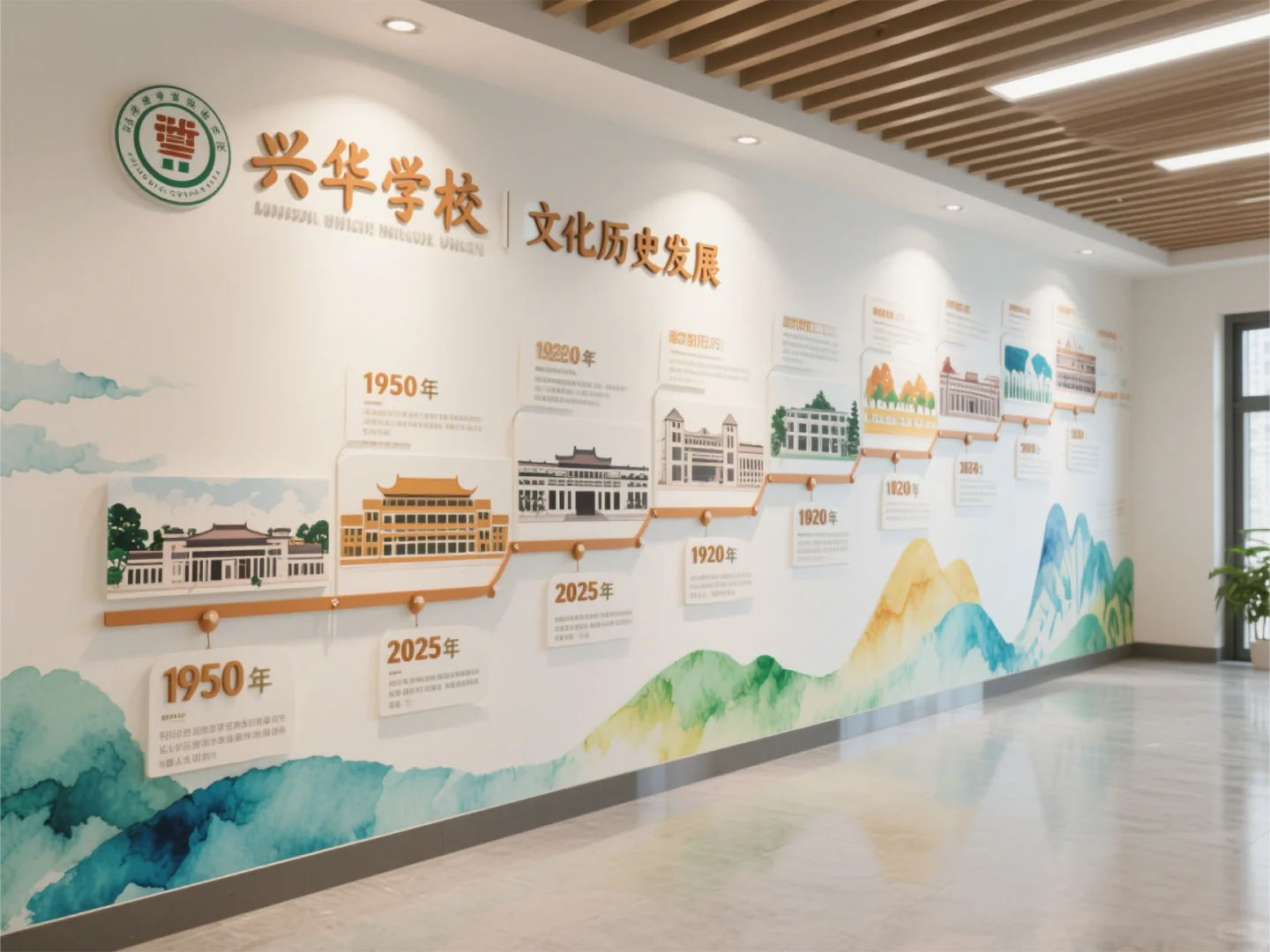 定制高级校园文化墙