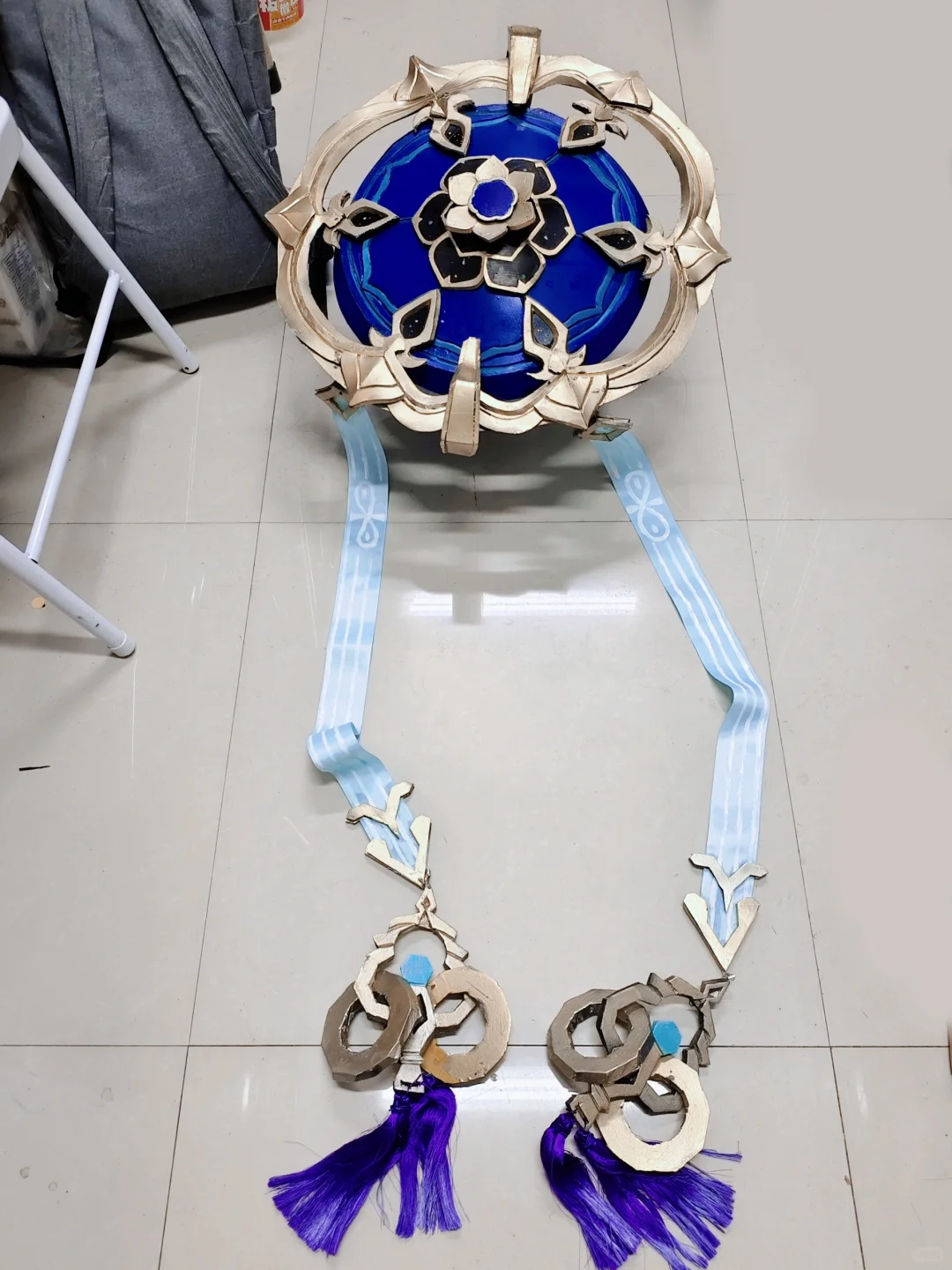 材料工艺课上和室友一起做了散宝的帽子！