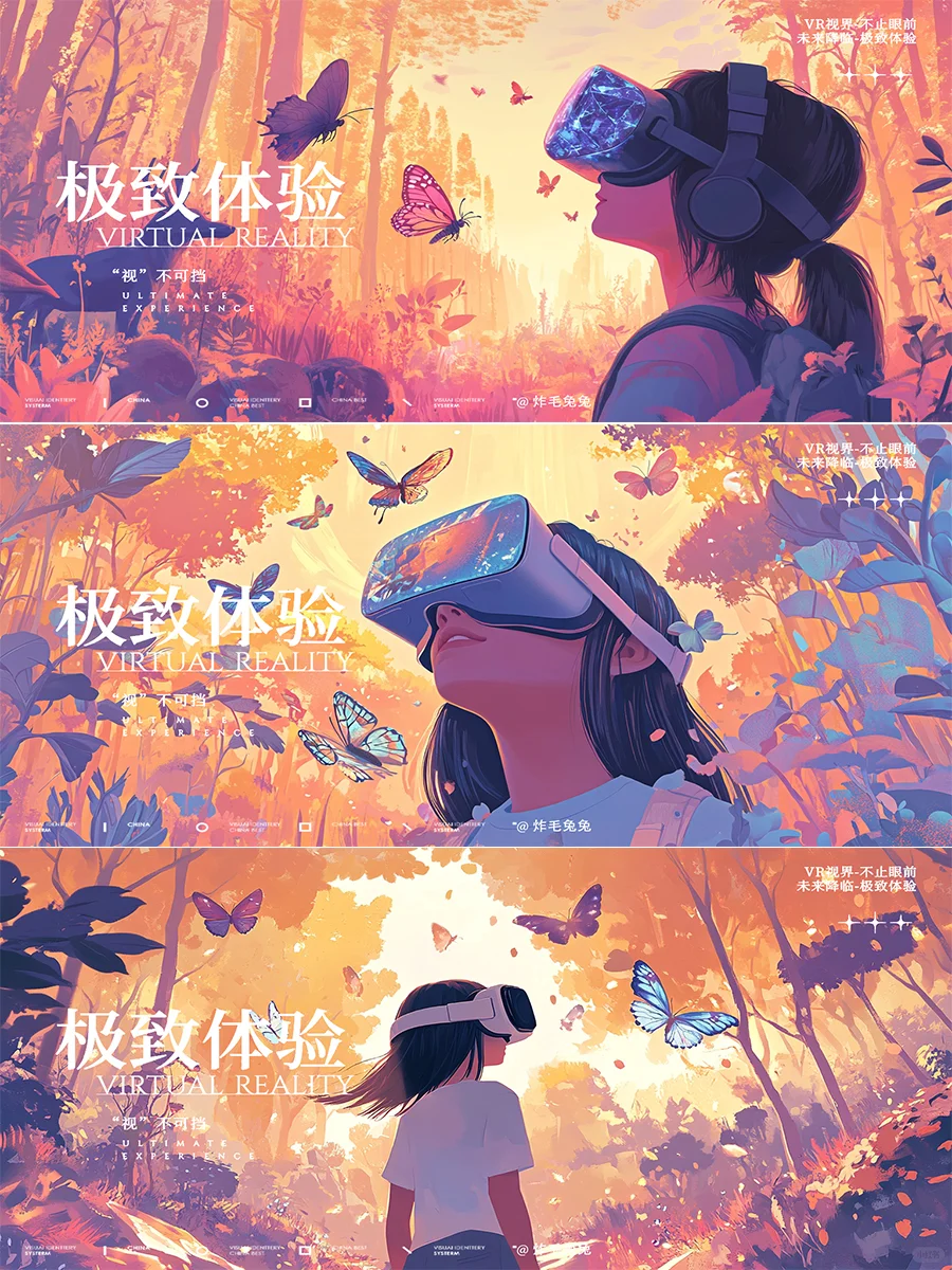 Mj 6.1｜主视觉设计 VR温馨宣传?