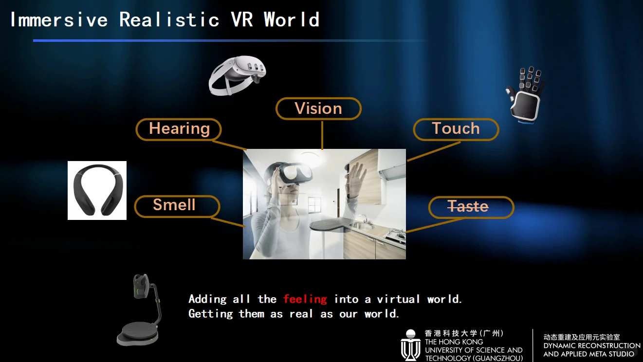VR虚拟世界中的沉浸式感官?