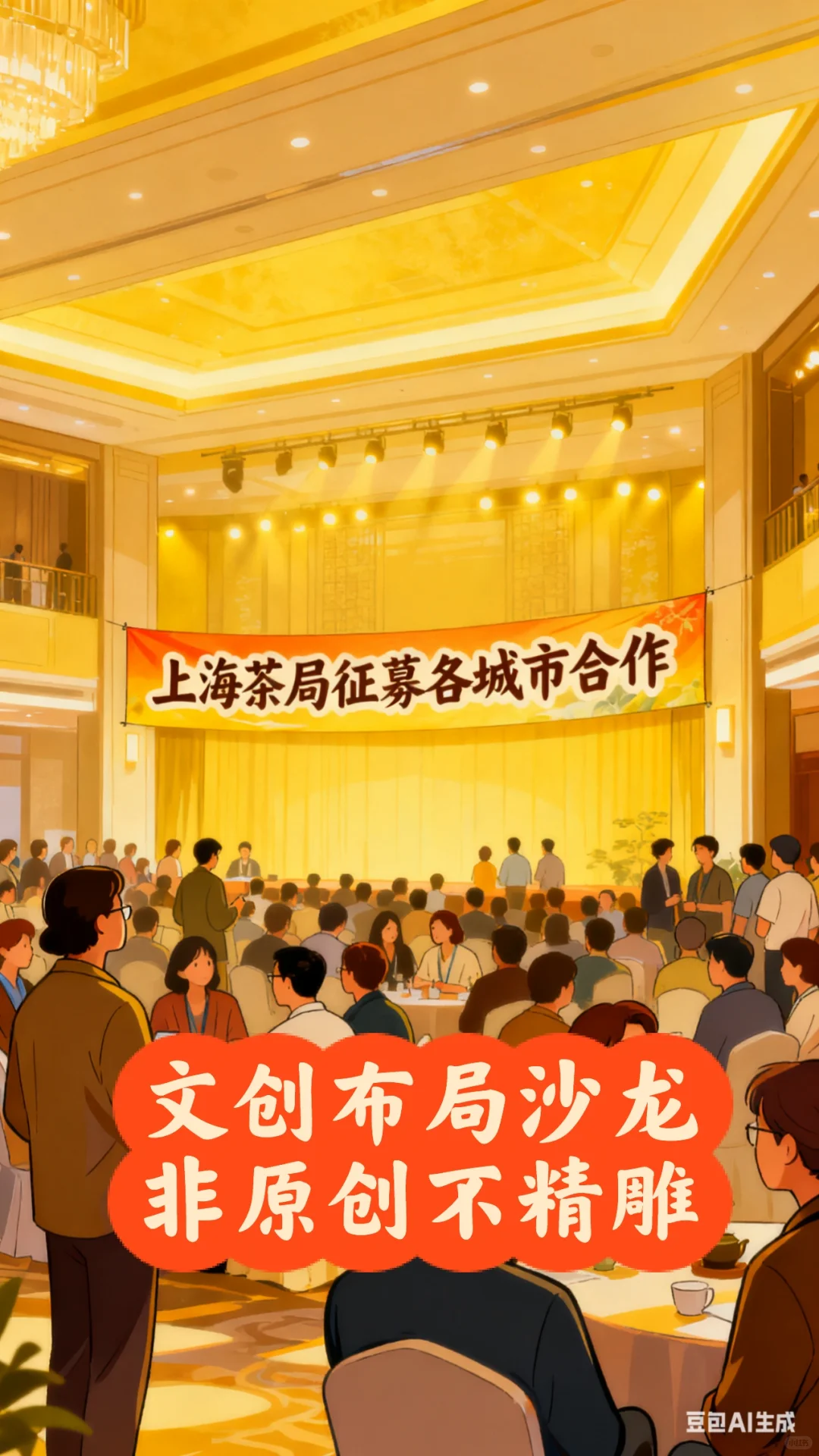 《上海茶局:文创布局沙龙,非原创不精雕》