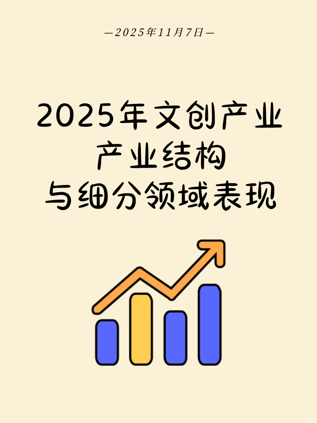 2025文创产业结构与细分领域表现!