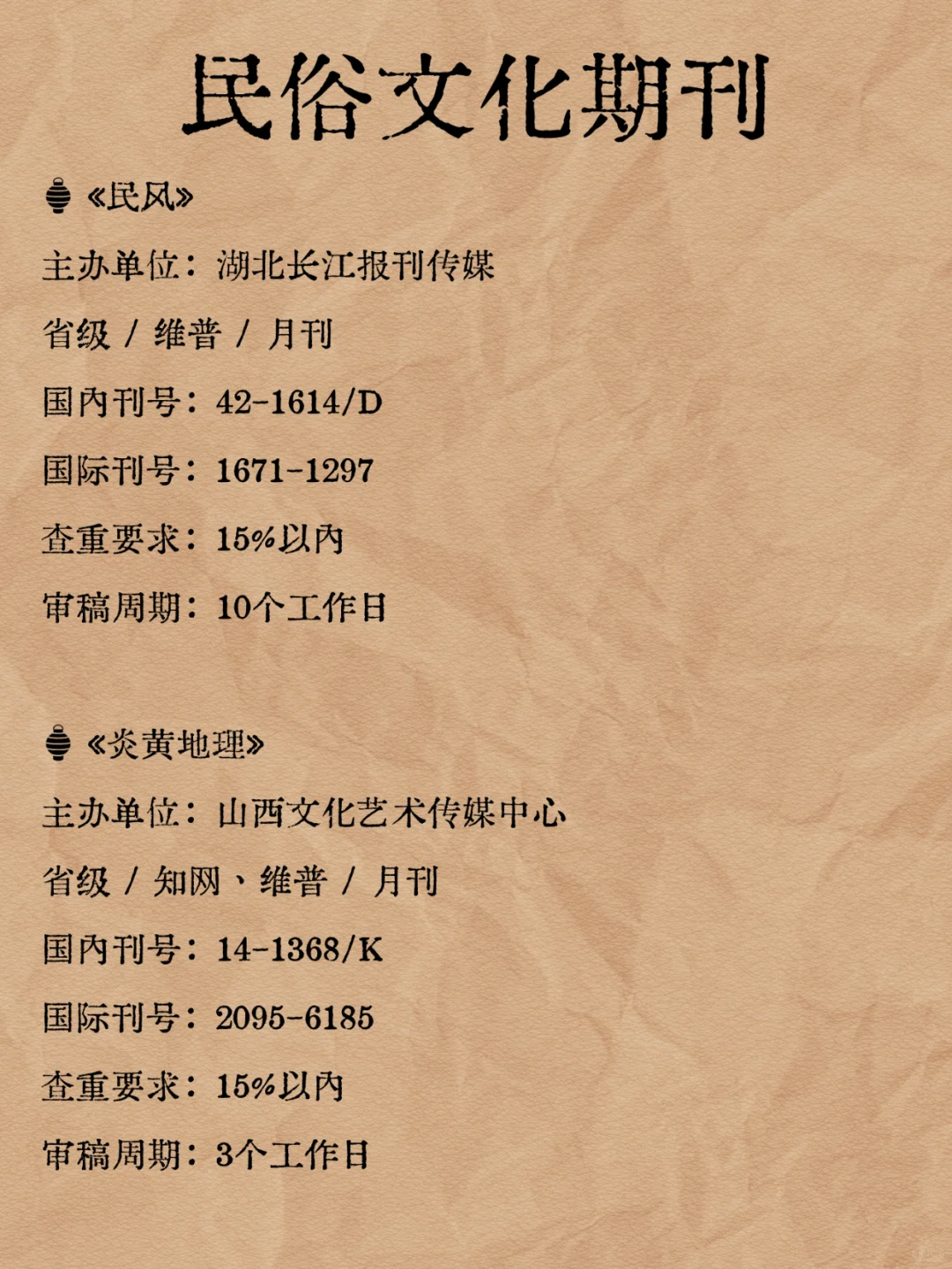 吐血整理,民俗文化一定要刷到!!