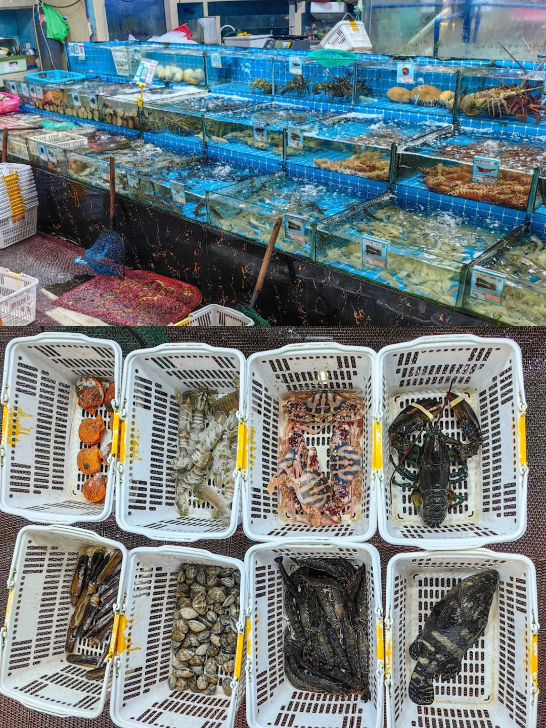 三亚海鲜控必冲!市场4楼藏了18年的老味道