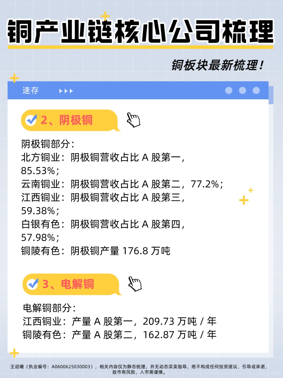 铜价起飞！一篇梳理核心龙头企业！
