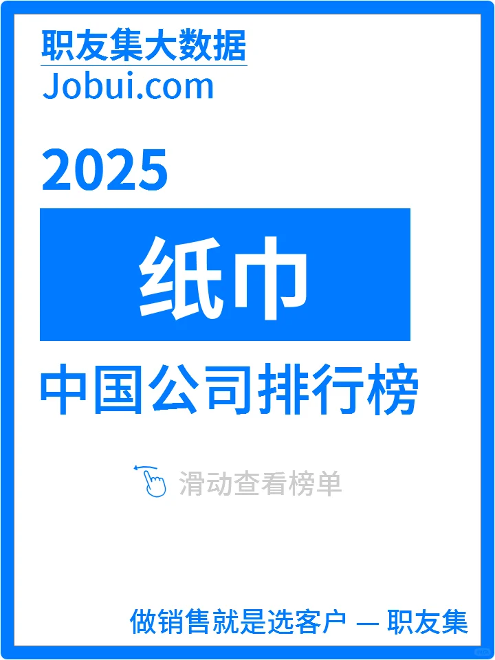 2025年中国纸巾公司排行榜