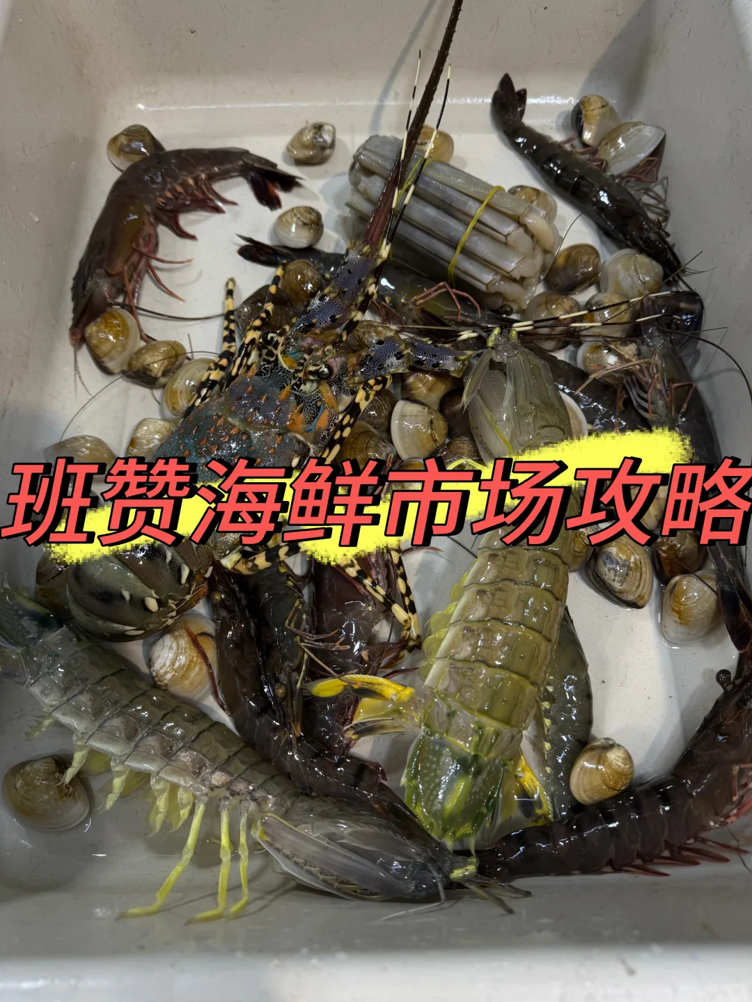 班赞海鲜市场购买和加工～