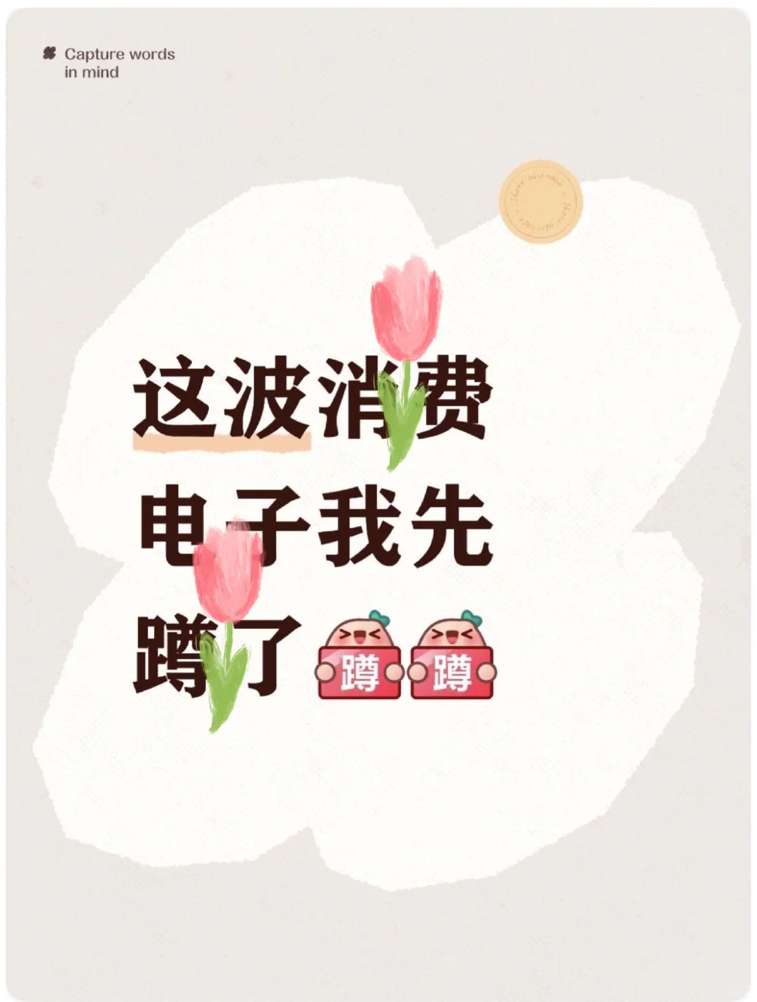 这波 消费 电子 我先 蹲了