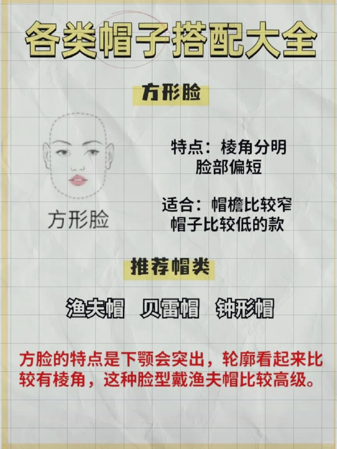 一分钟教会你如何选帽子?