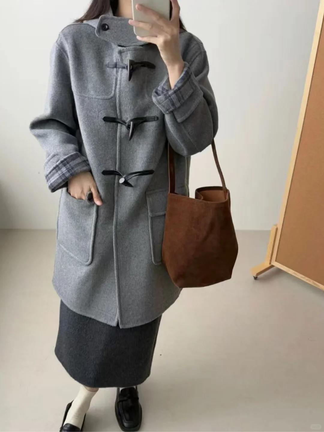 妈呀❗️E家长期主义大衣400➕就拿下了