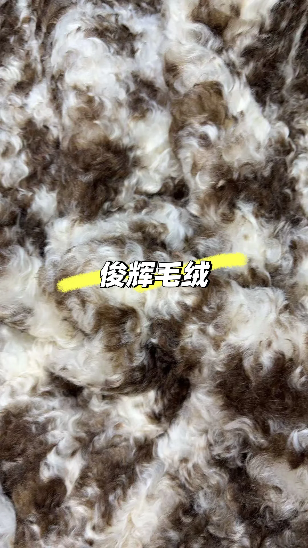 25年秋冬新品面料推荐✅新品毛绒1349#