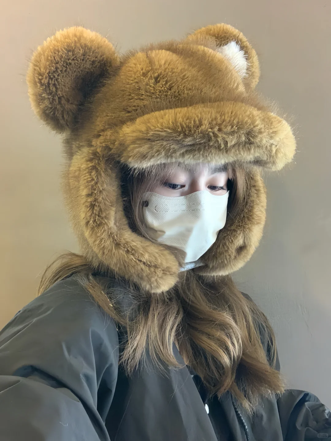 熊头熊脑的?太可爱了噜！