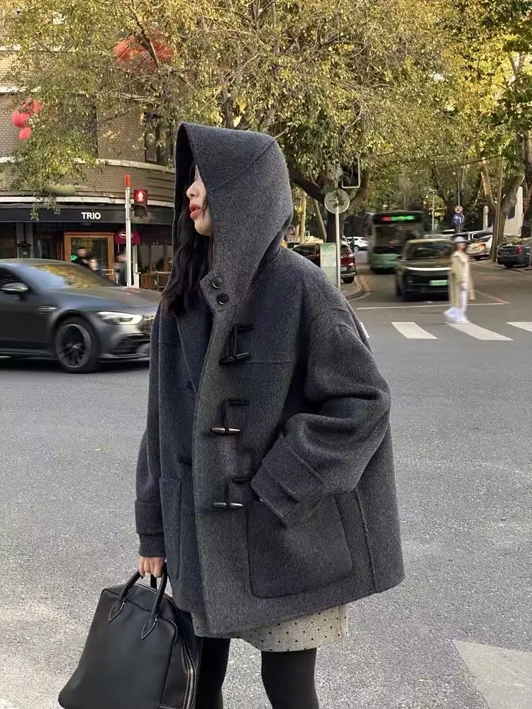 ?小个子必备！韩系短款大衣