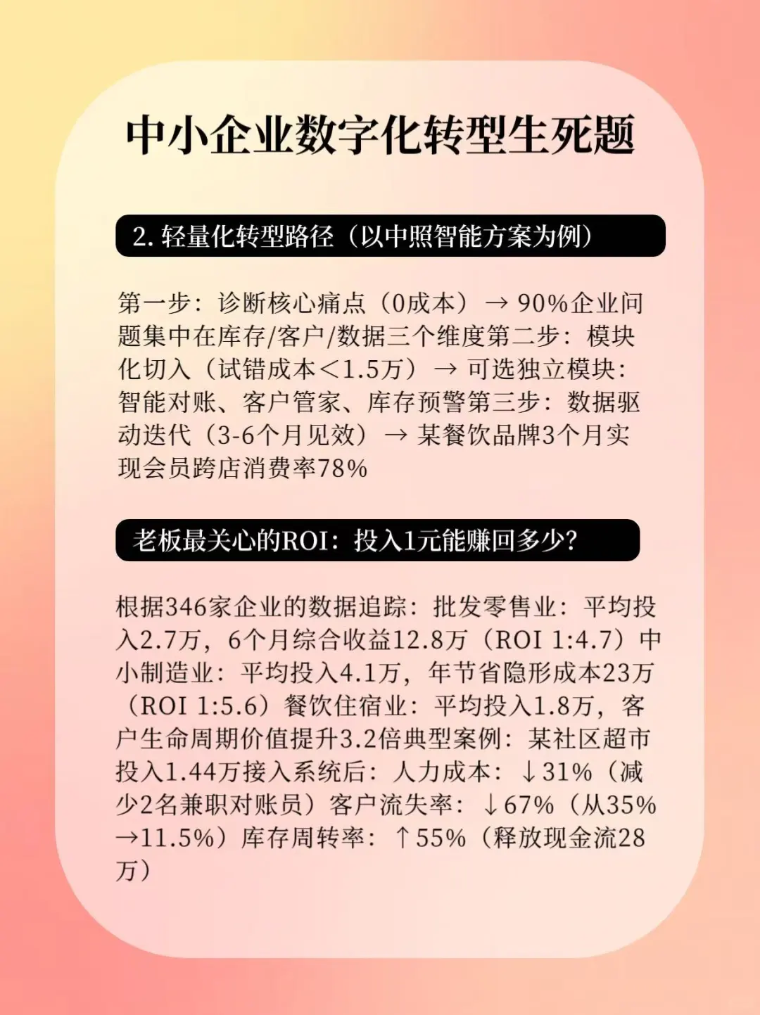 中小企业一定要数字化转型吗