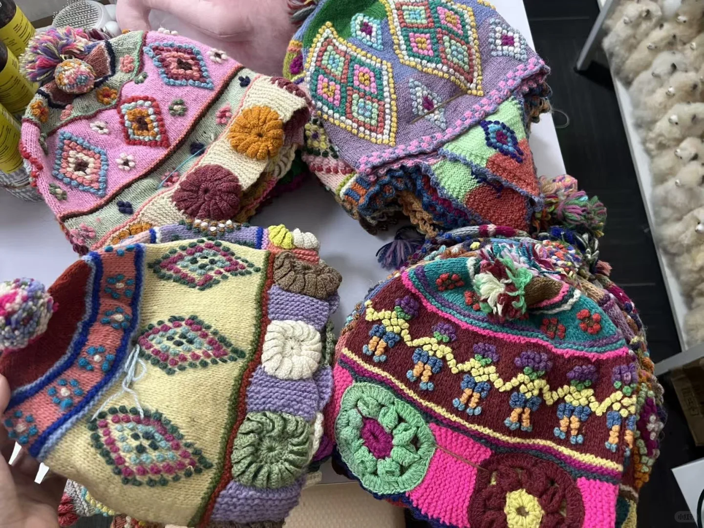 南美洲的手工羊驼帽太美啦