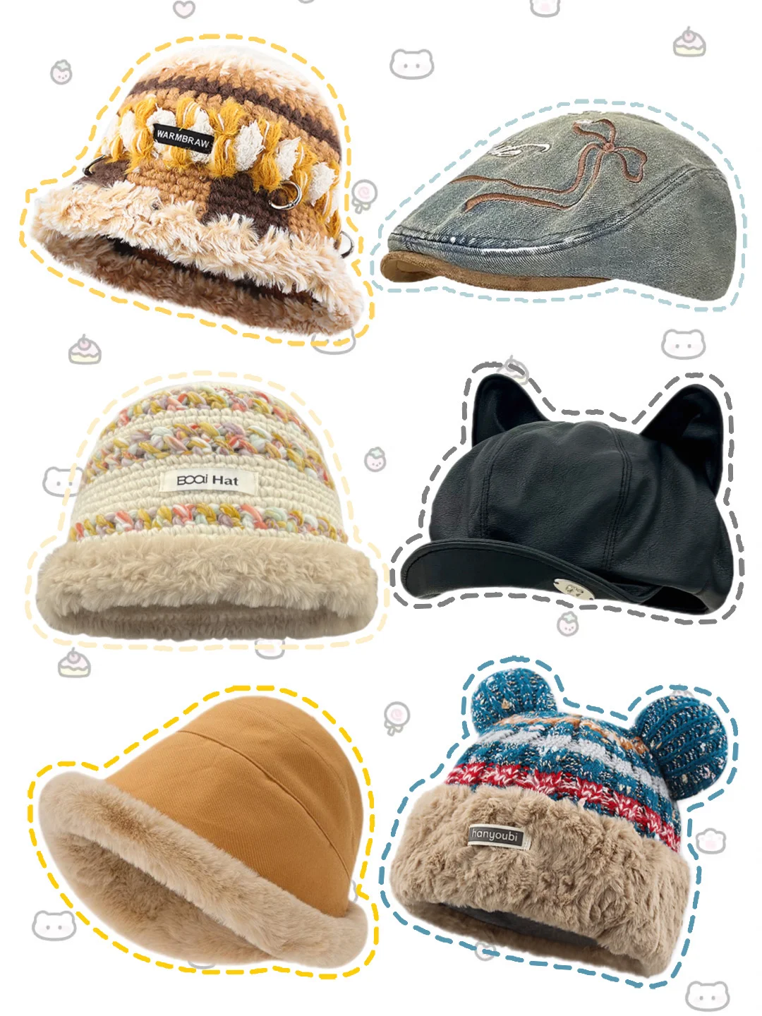 冬天帽子合集来啦?十几块质感好好～