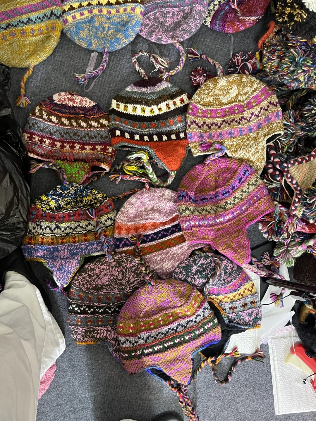 尼泊尔纯手工羊毛帽超低价批发