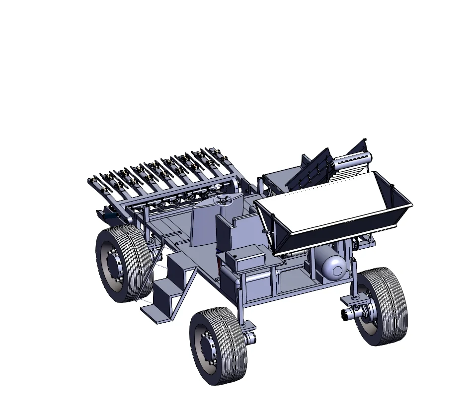 谷物收割机-模型、图纸、有限元分析