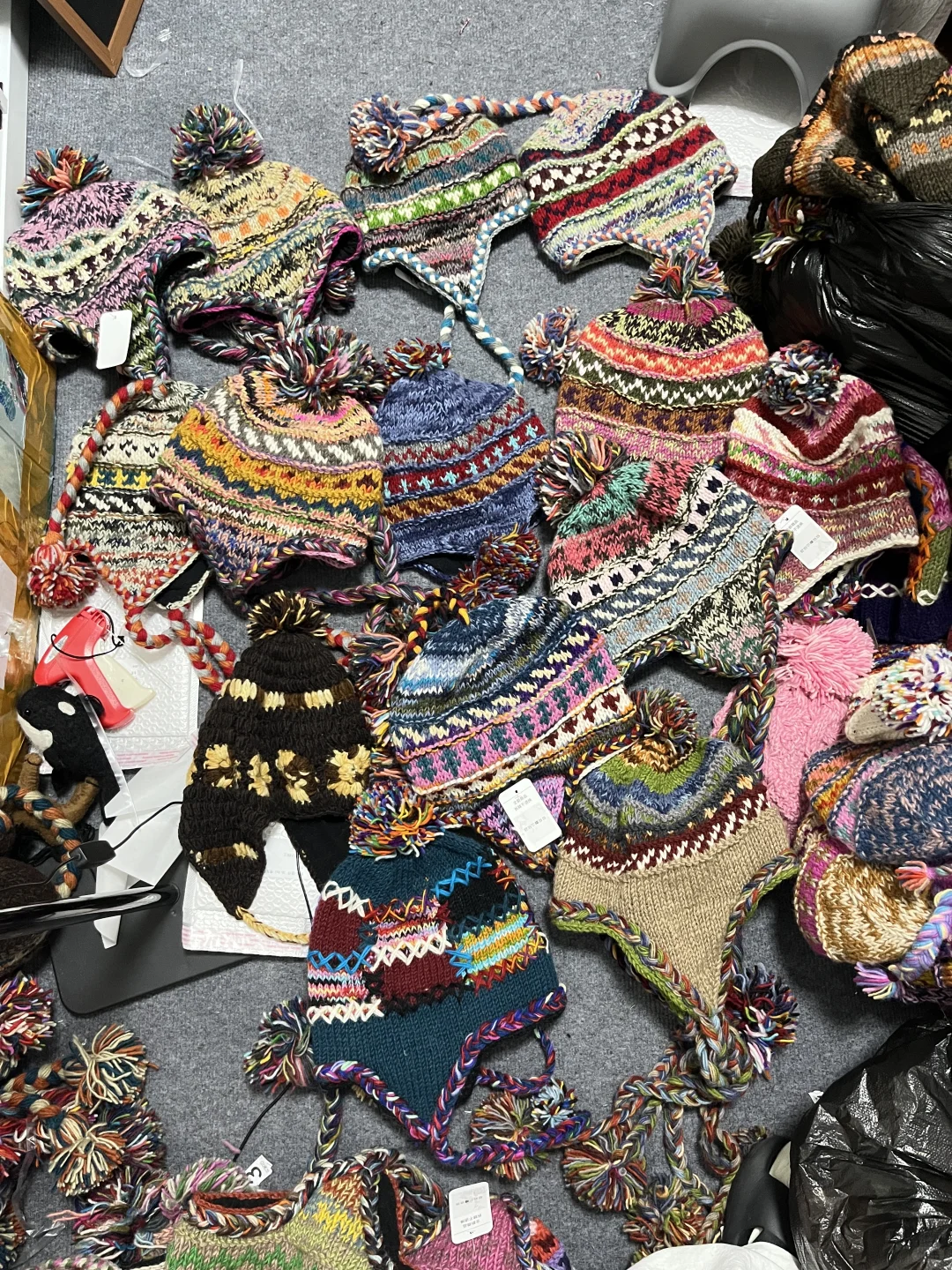 尼泊尔纯手工羊毛帽超低价批发