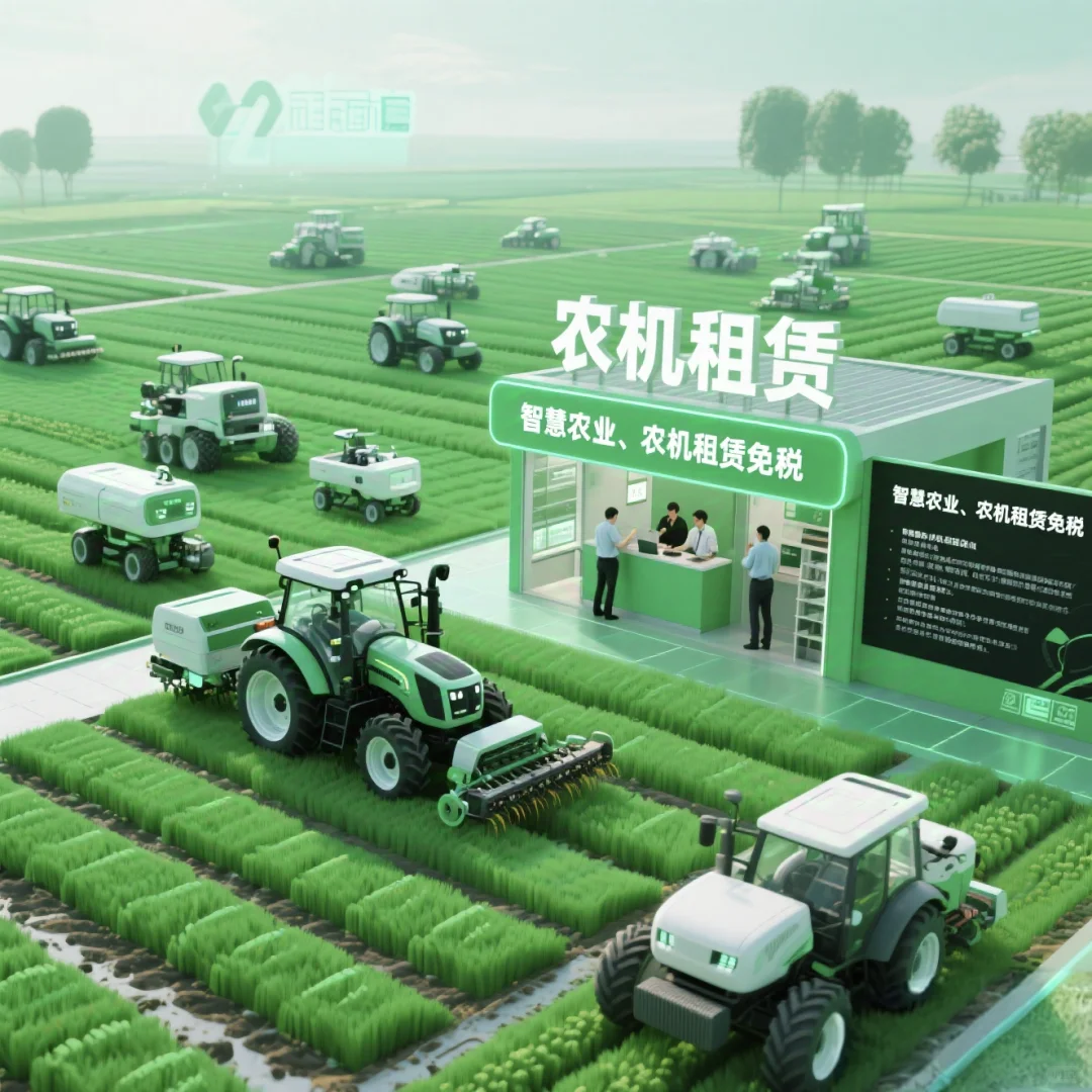 ? 智慧农业 | 农机租赁免税回流术