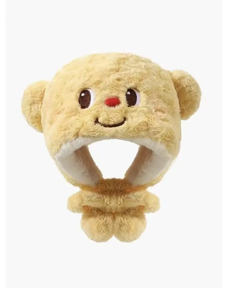 那种毛绒卡通帽子 谁能做呀！