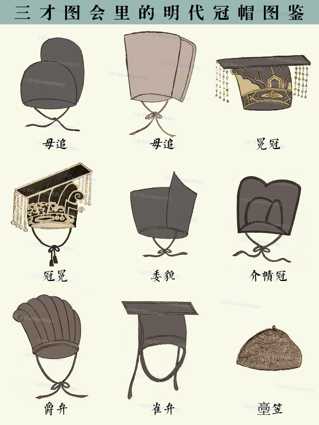 ⭕️梁冠到斗笠|揭秘古人如何用帽子玩转身份