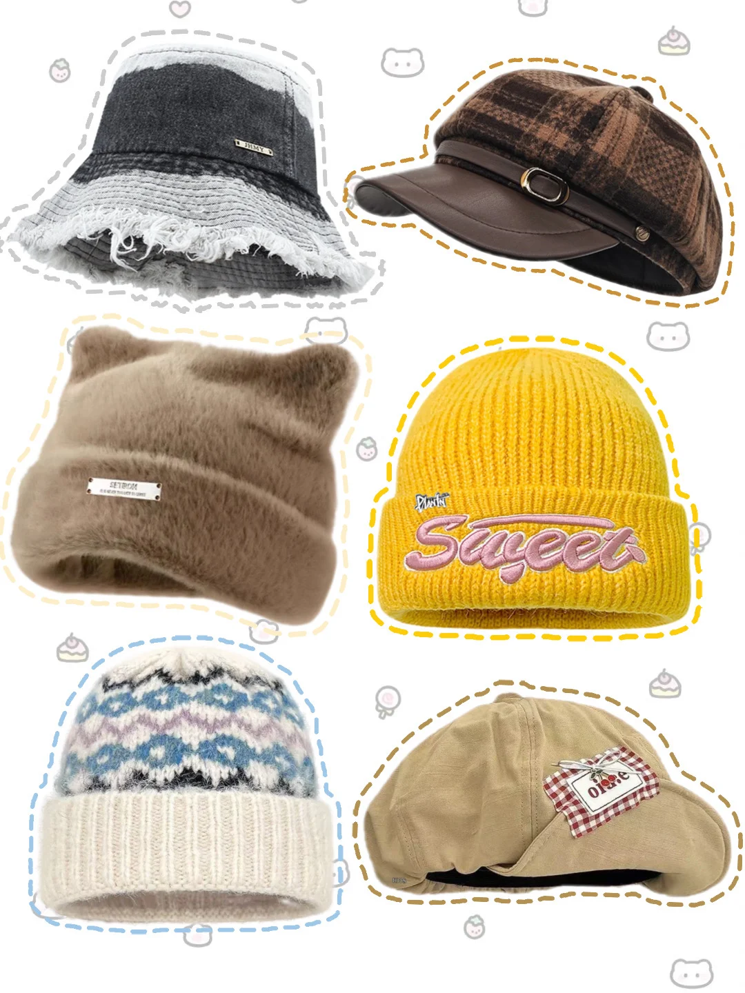 冬天帽子合集来啦?十几块质感好好～