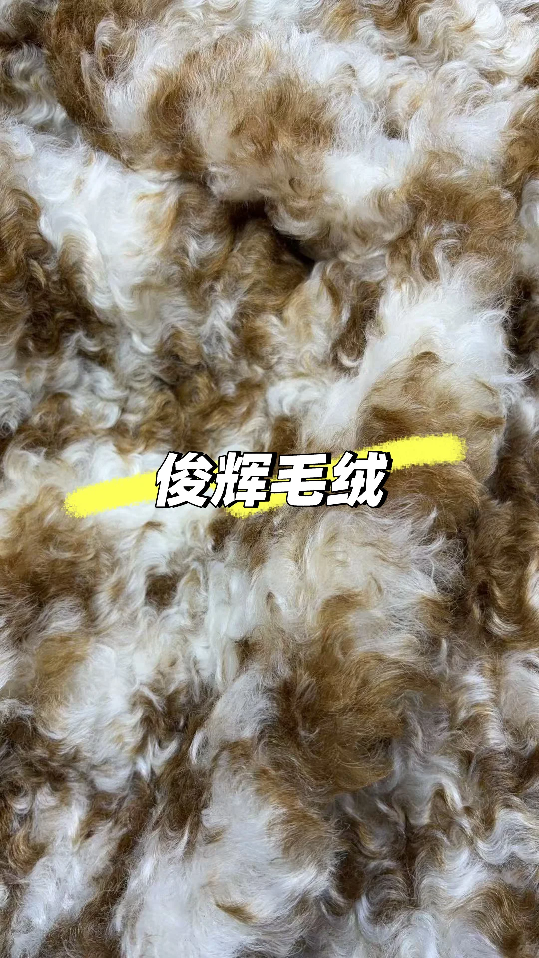 25年秋冬新品面料推荐✅新品毛绒1349#