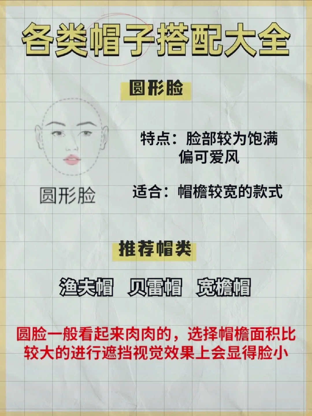 一分钟教会你如何选帽子?