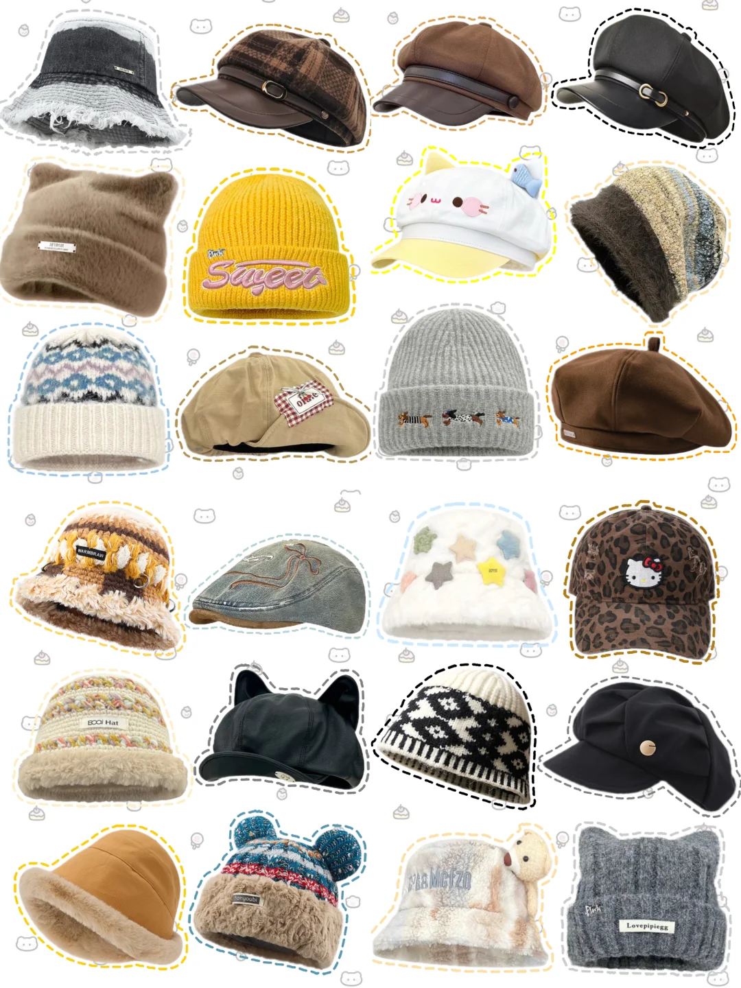 冬天帽子合集来啦?十几块质感好好～
