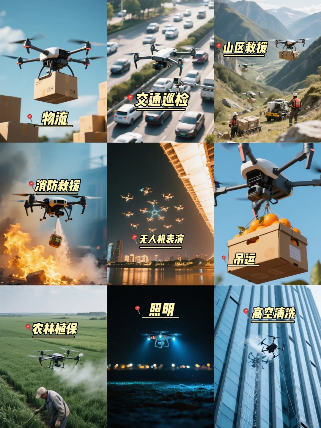 这一刻，是无人机改变世界！✈️