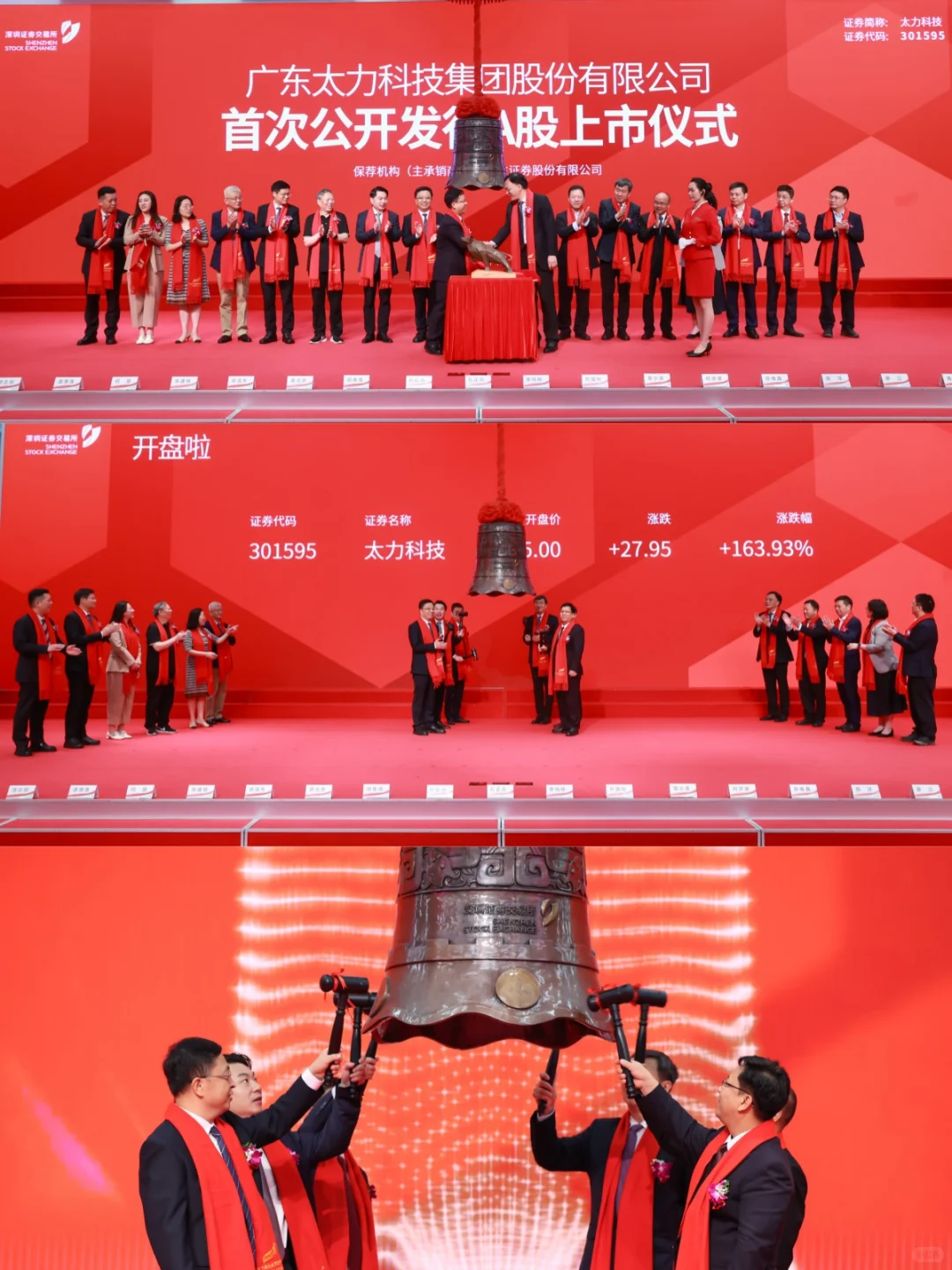 太力科技正式登陆深交所A股创业板