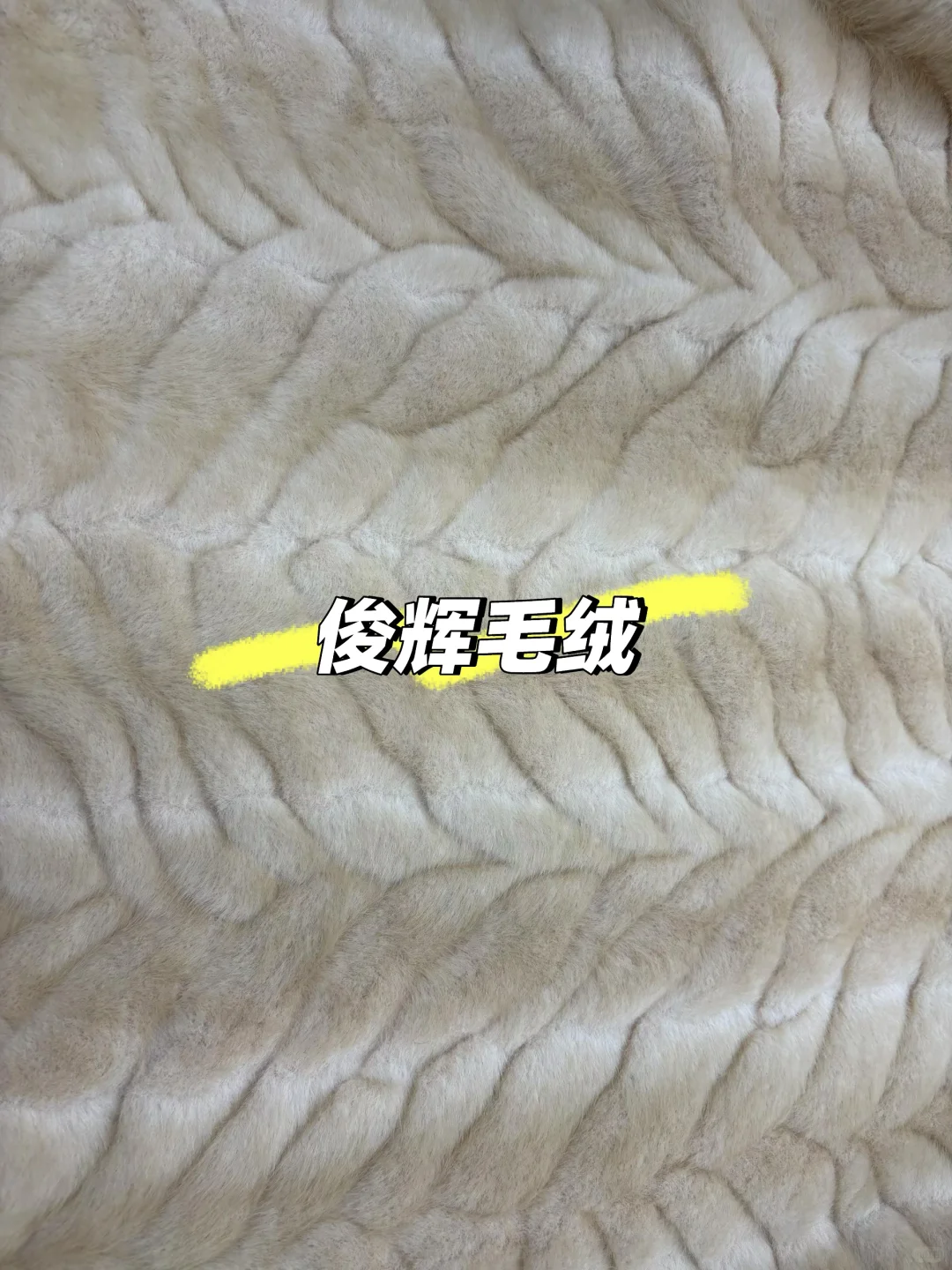 25年秋冬新品面料推荐✅新品毛绒金叶貂