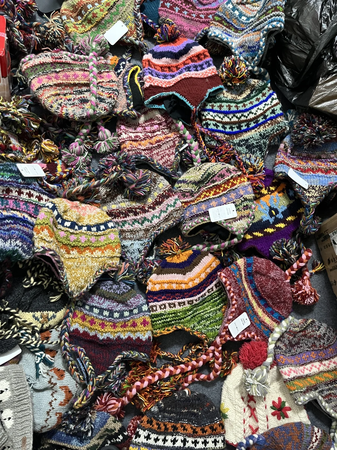 尼泊尔纯手工羊毛帽超低价批发