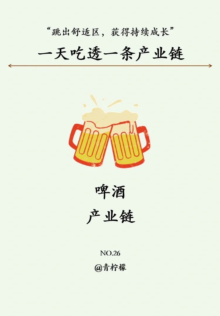 一天吃透一条产业链:No26 啤酒