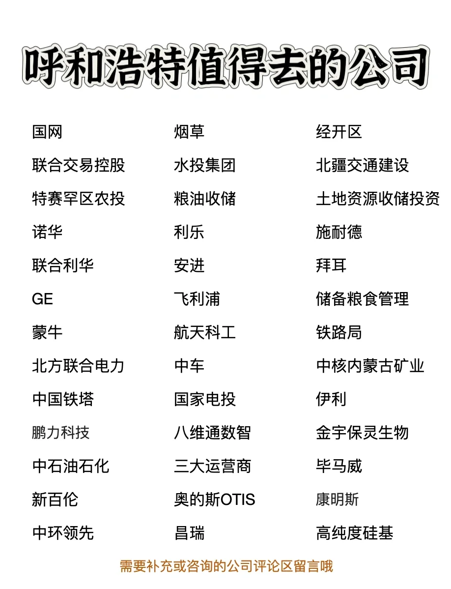 呼和浩特值得去的公司✨靠谱、大胆冲✅