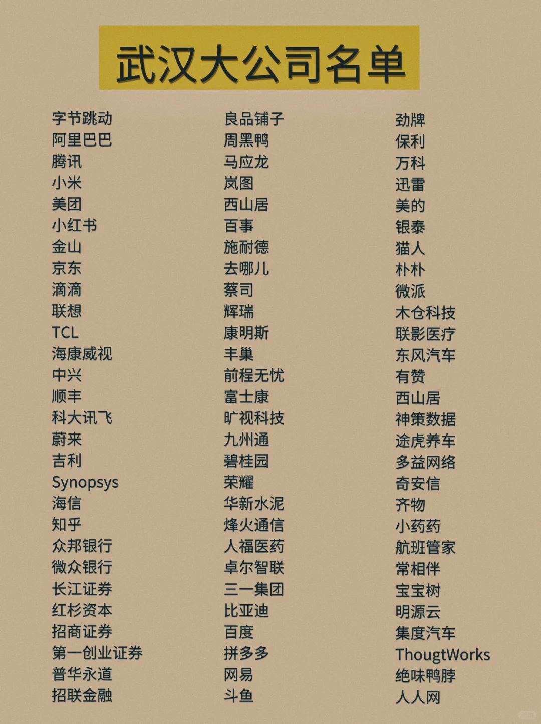 武汉大公司合集❤️