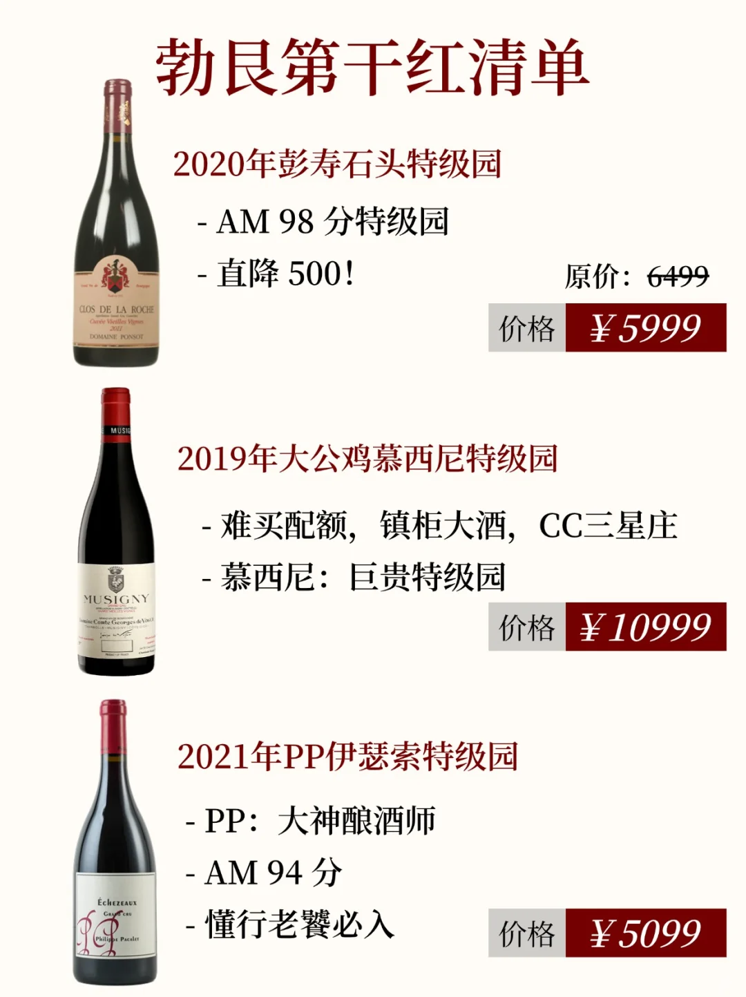 周游各产区之后，奉上可以收藏的好酒清单~