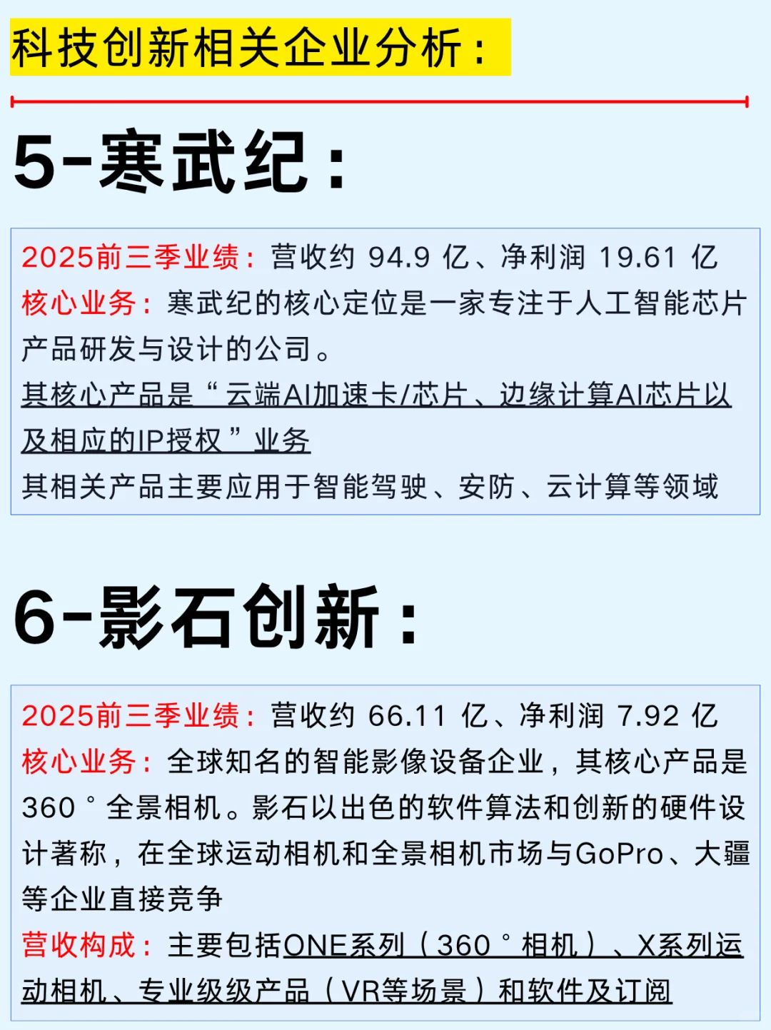 一篇吃透：科创板及创业板代表企业