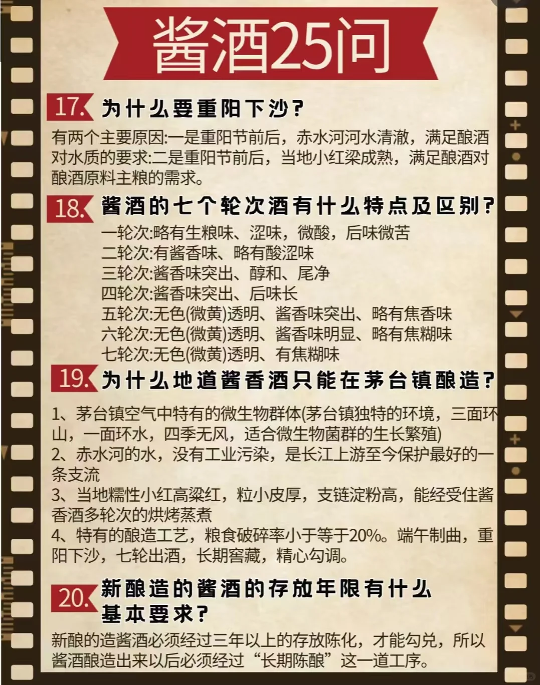饮酒的那些小知识！白酒百科