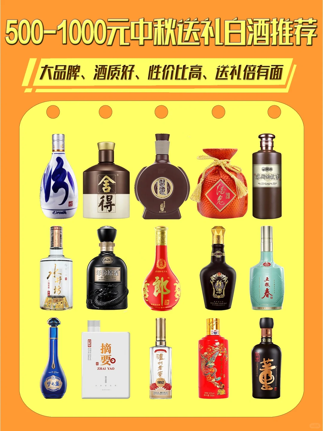㊙️中秋节白酒送礼天花板，你值得拥有?