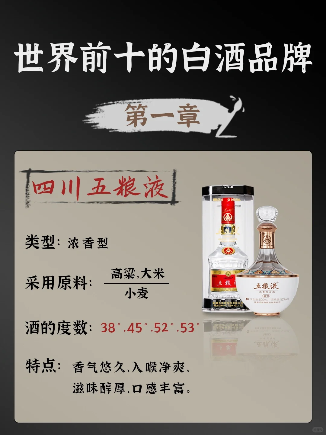 世界前十的白酒品牌！