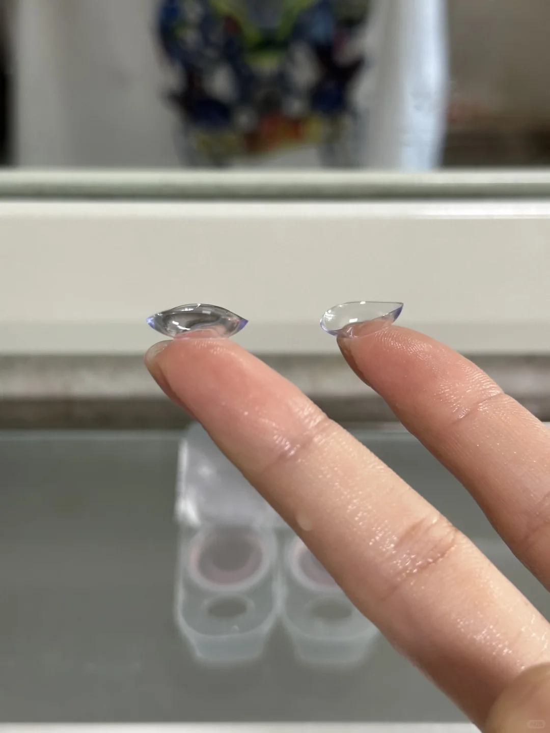 隐形眼镜度数消失了？？？