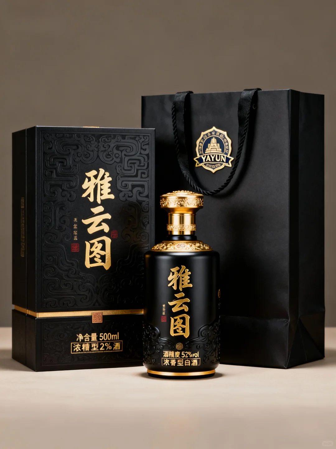 “雅云图 ” 酒瓶包装设计分享