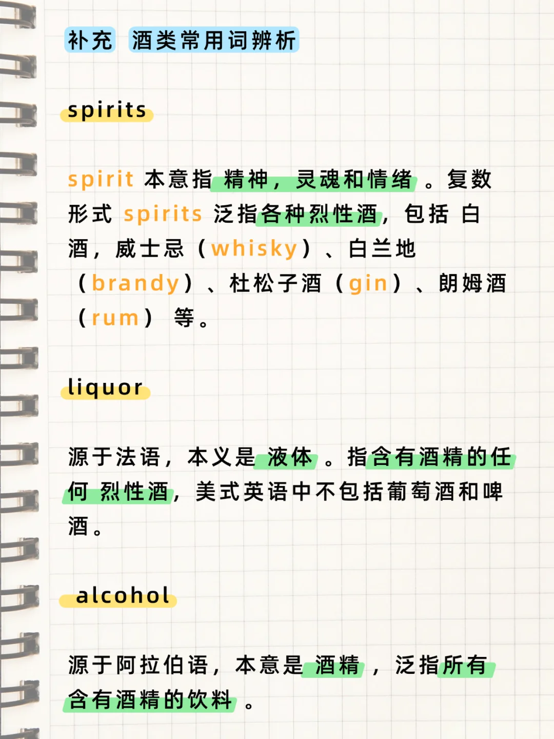 “国人都爱喝茅台”，“白酒”英语怎么说？