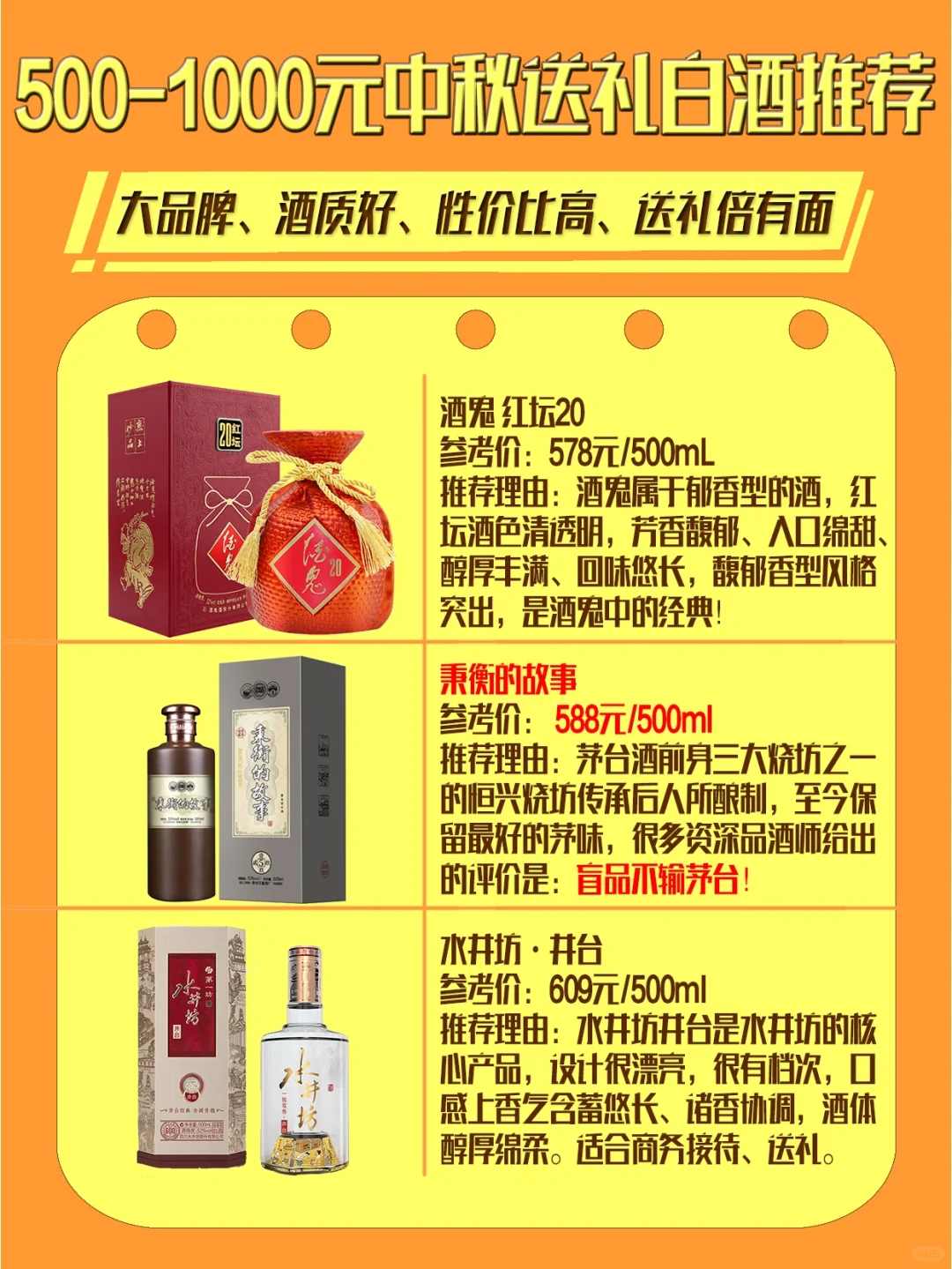 ㊙️中秋节白酒送礼天花板，你值得拥有?