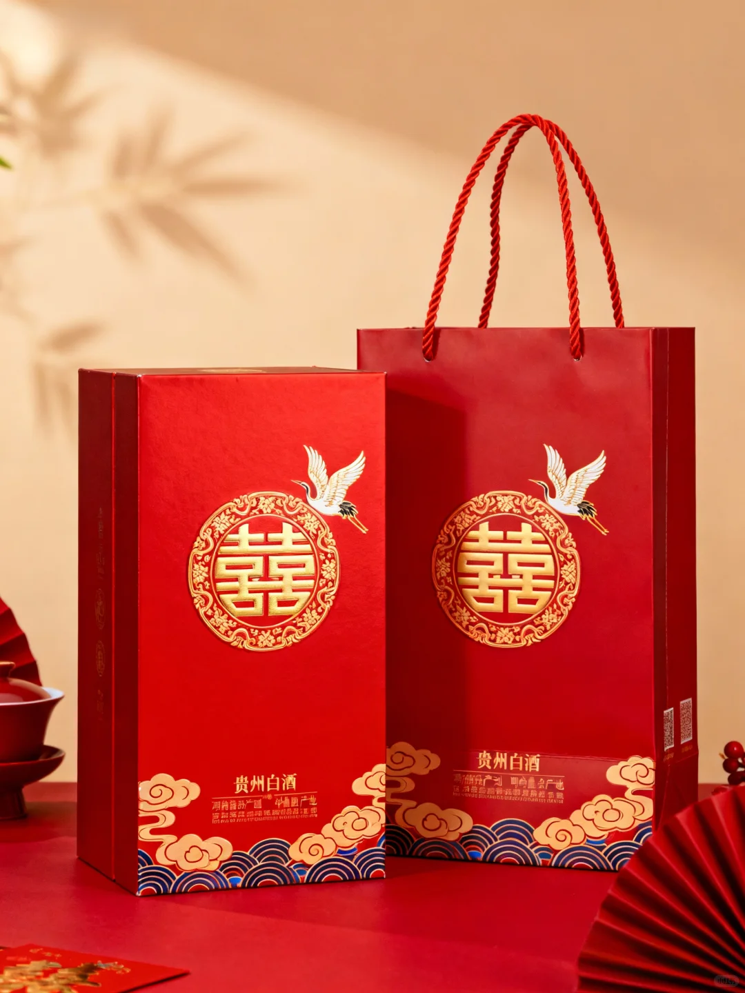 “囍宴红韵” 白酒包装设计分享