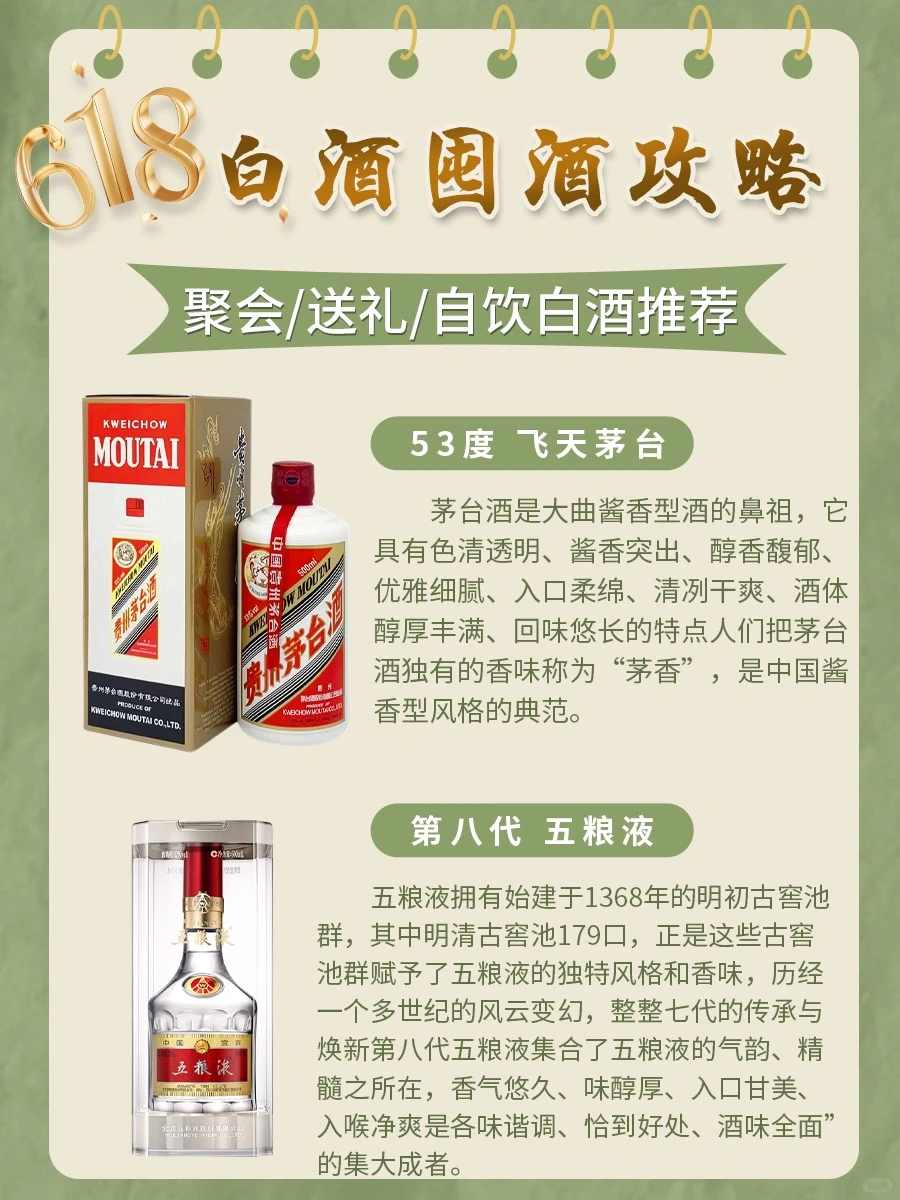 618白酒囤酒推荐！！！?