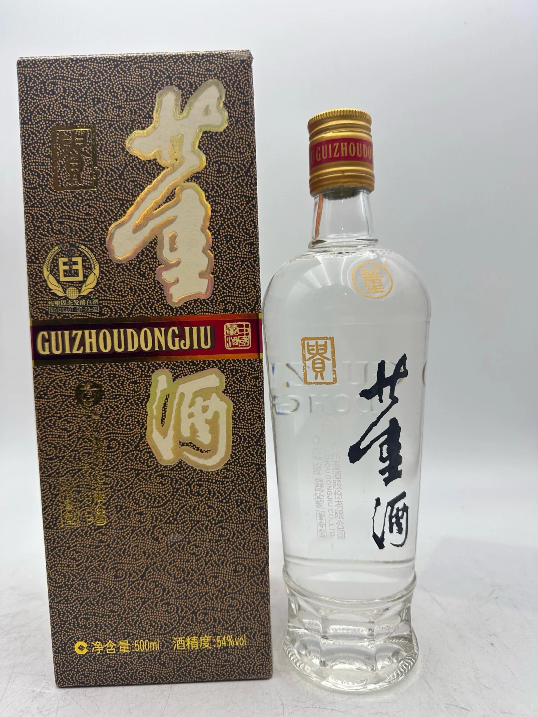 2011年首批出的老贵董 54度 500ml 董酒入门